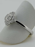 Vintage inspired diamond ring from Allison Kaufman