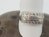 1.25 Natural Diamond 14kt White Gold Estate Ring