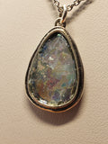 Ancient Glass Sterling Silver Pendant