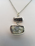 Sterling Silver Pendant With Ancient Glass