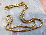 Hand Made Estate 22kt Yellow Gold 18.5 Inch Chain