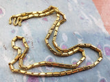 Hand Made Estate 22kt Yellow Gold 18.5 Inch Chain