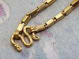 Hand Made Estate 22kt Yellow Gold 18.5 Inch Chain