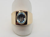 Big Bold Blue Topaz Ring - Estate Prices